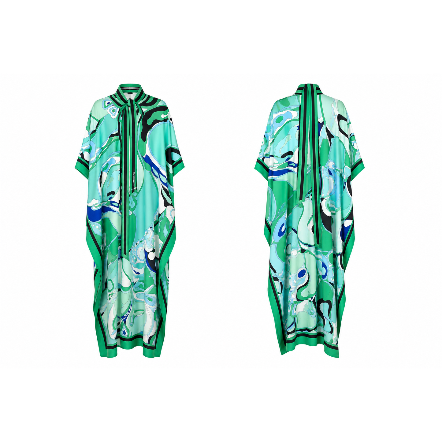 Mrs Howell Pucci Silk Feel Maxi Dress