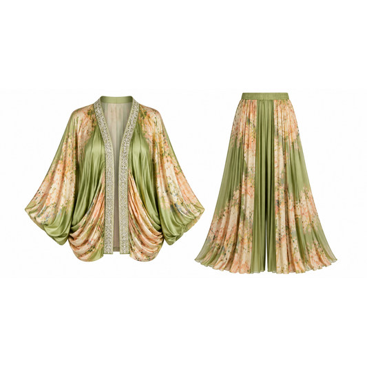 Mrs Howell Jewel Watercolour Pant Set