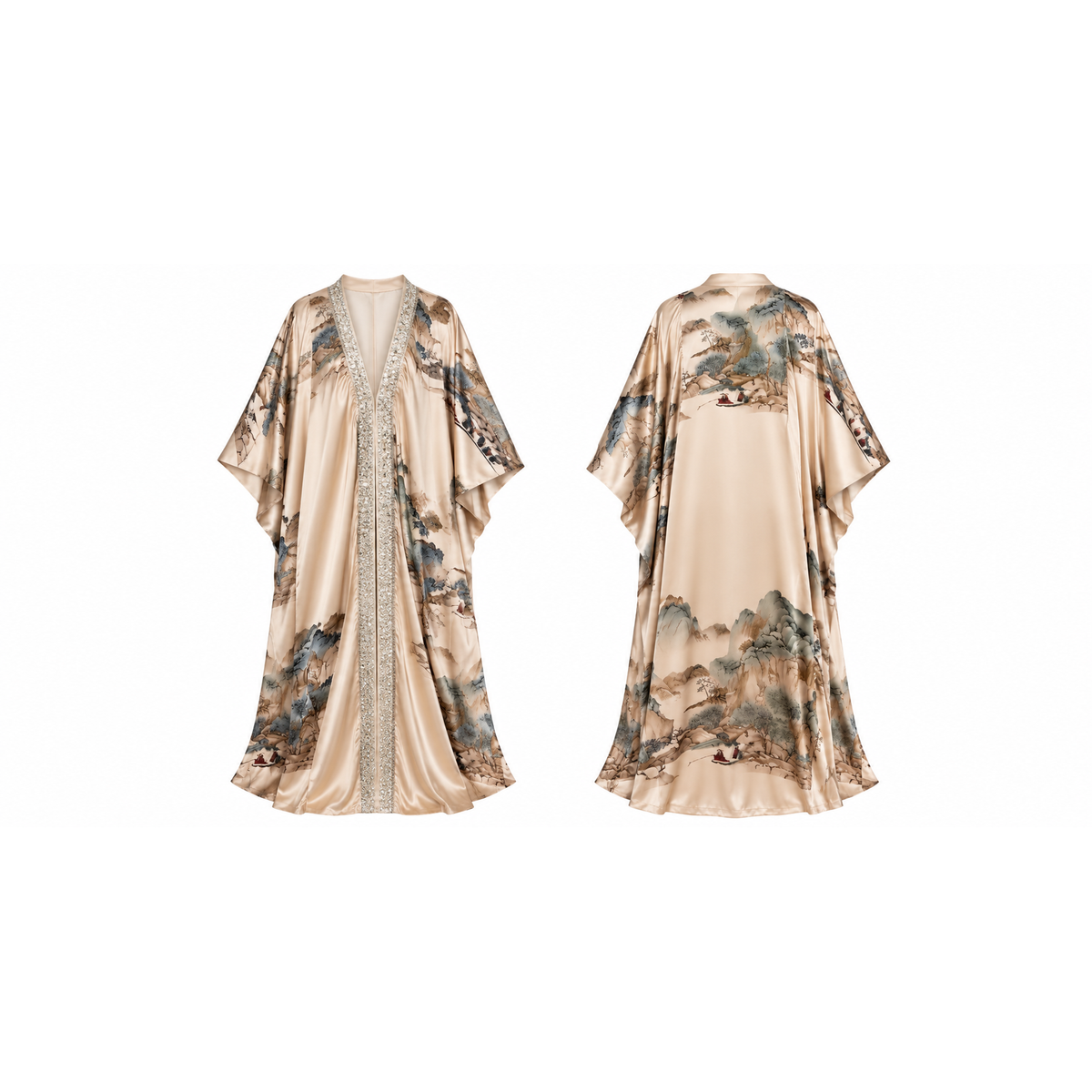 Mrs Howell Jewel Watercolour Kaftan