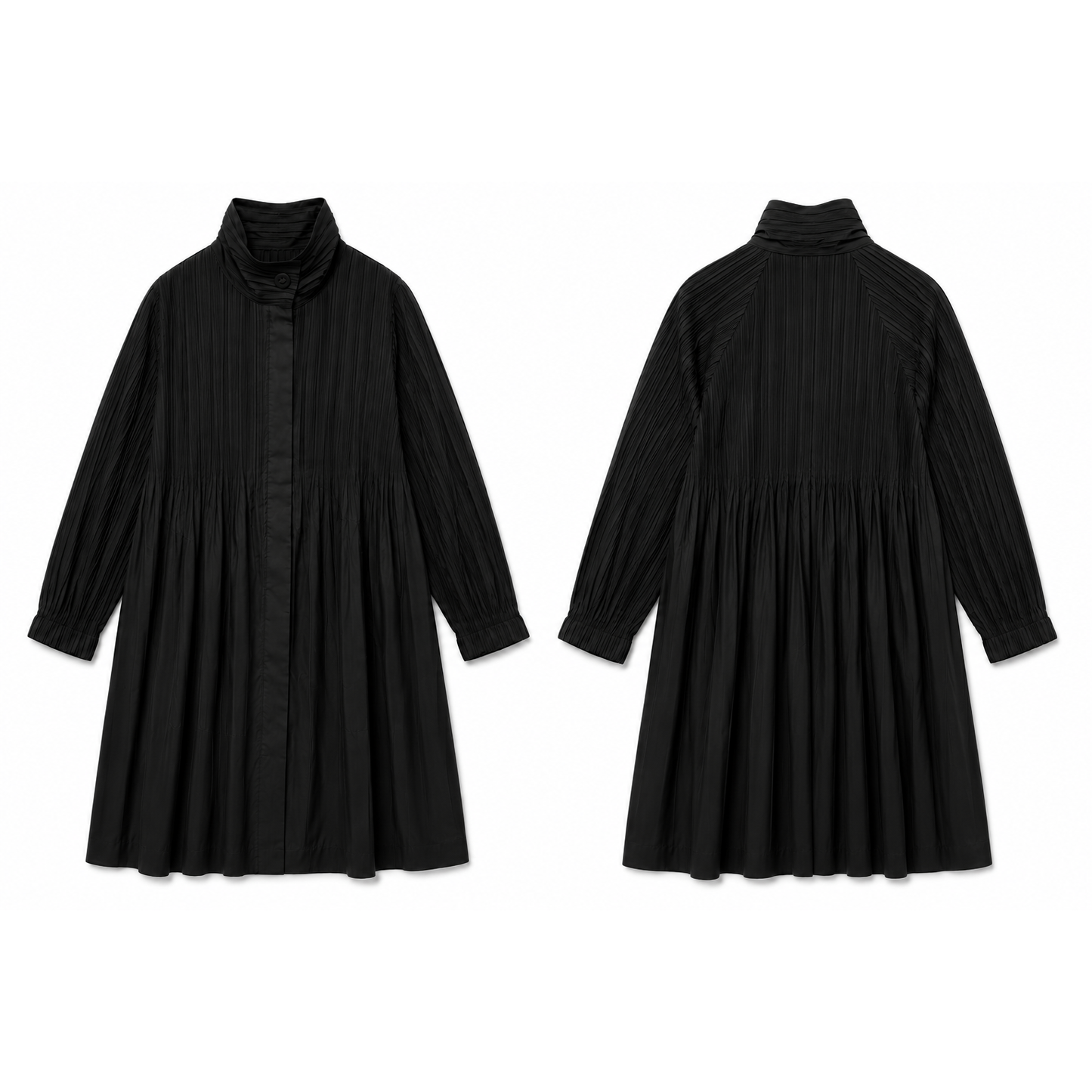 Mrs Howell Pleated Trench