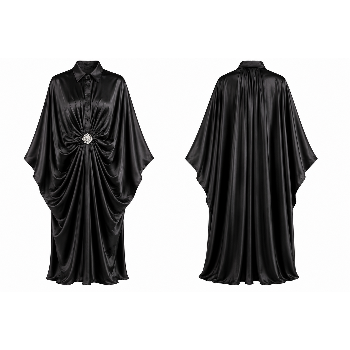 Mrs Howell Moroccan Silk Feel Kaftan