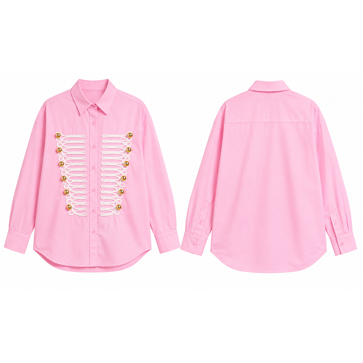 Mrs Howell Signature Military Cotton Shirt