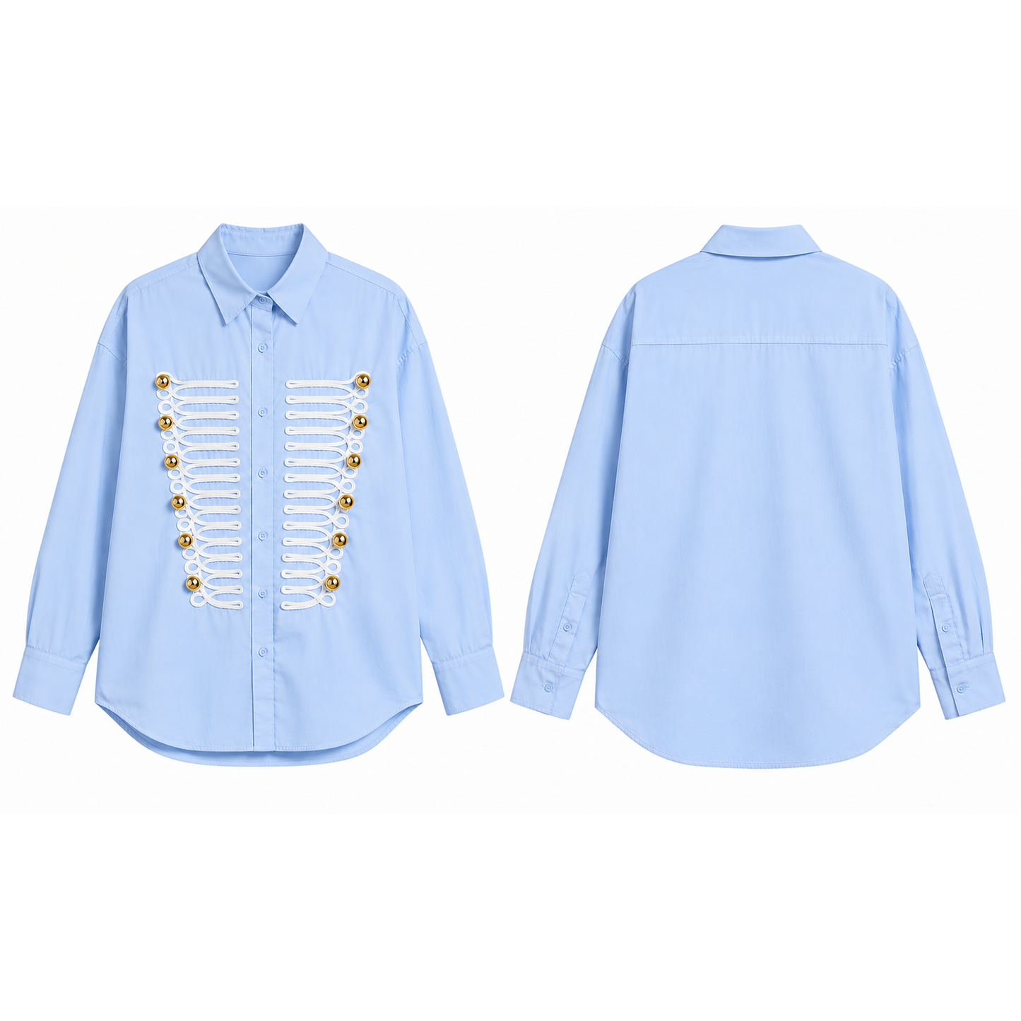 Mrs Howell Signature Military Cotton Shirt