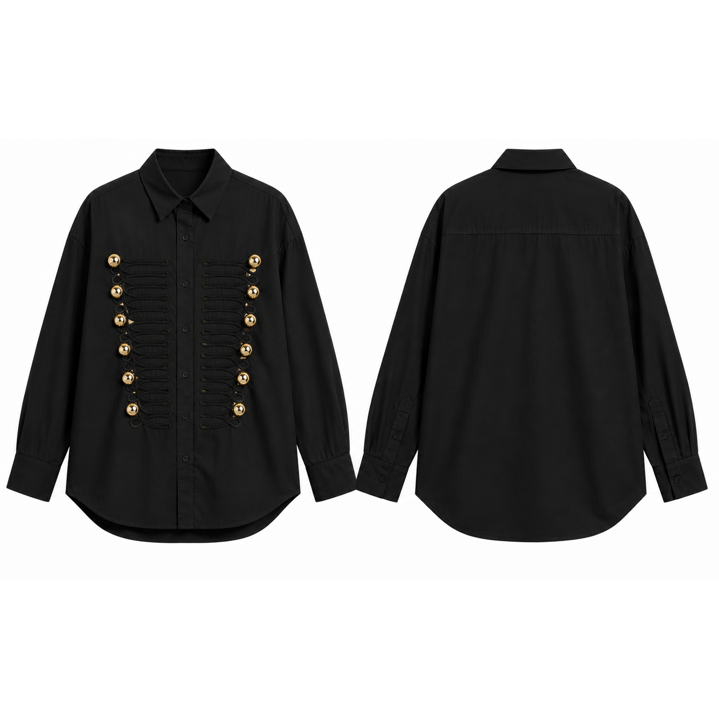 Mrs Howell Signature Military Cotton Shirt