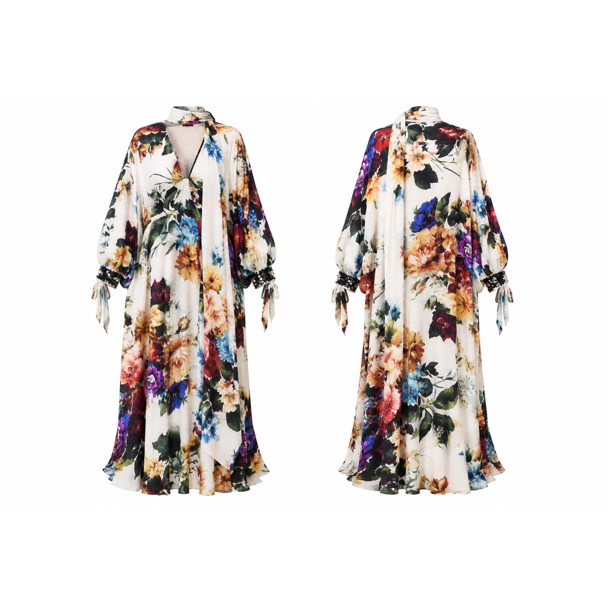 Mrs Howell Giardino Scarf Kaftan