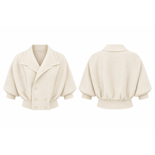 Mrs Howell Pleated Bolero Jacket