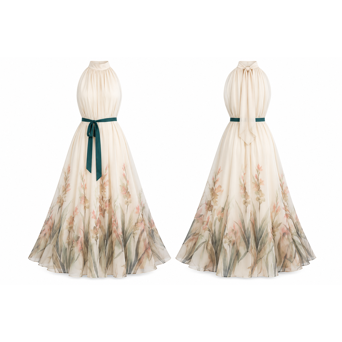 Mrs Howell Botanical Bloom Maxi Dress