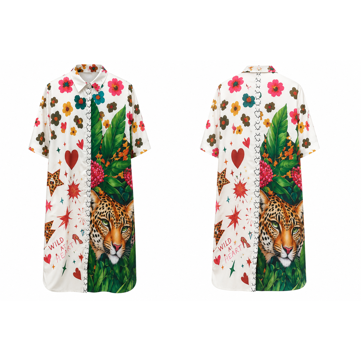 Mrs Howell Print Series Maxi Shirt Dress