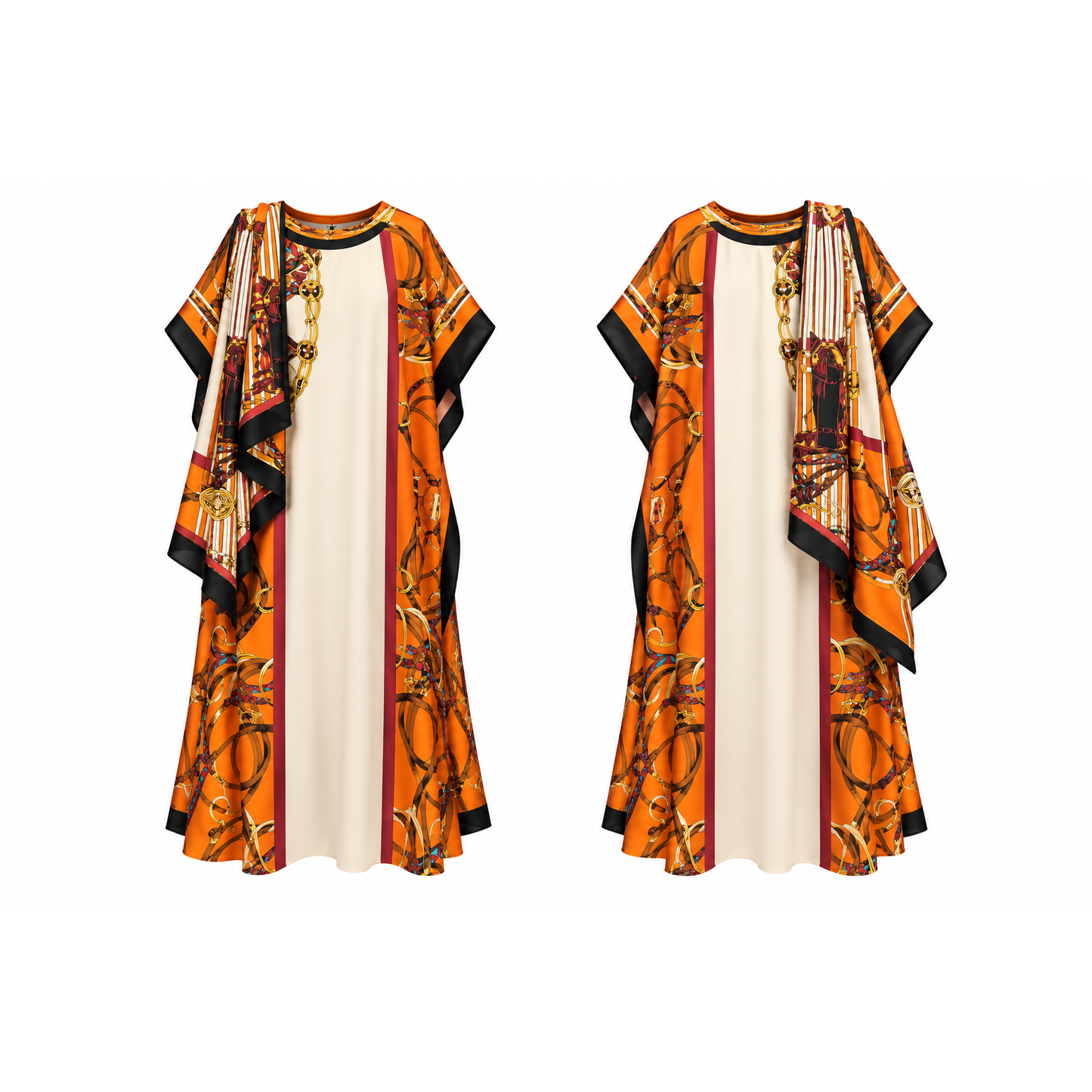Mrs Howell Monte Carlo Silk Feel Kaftan