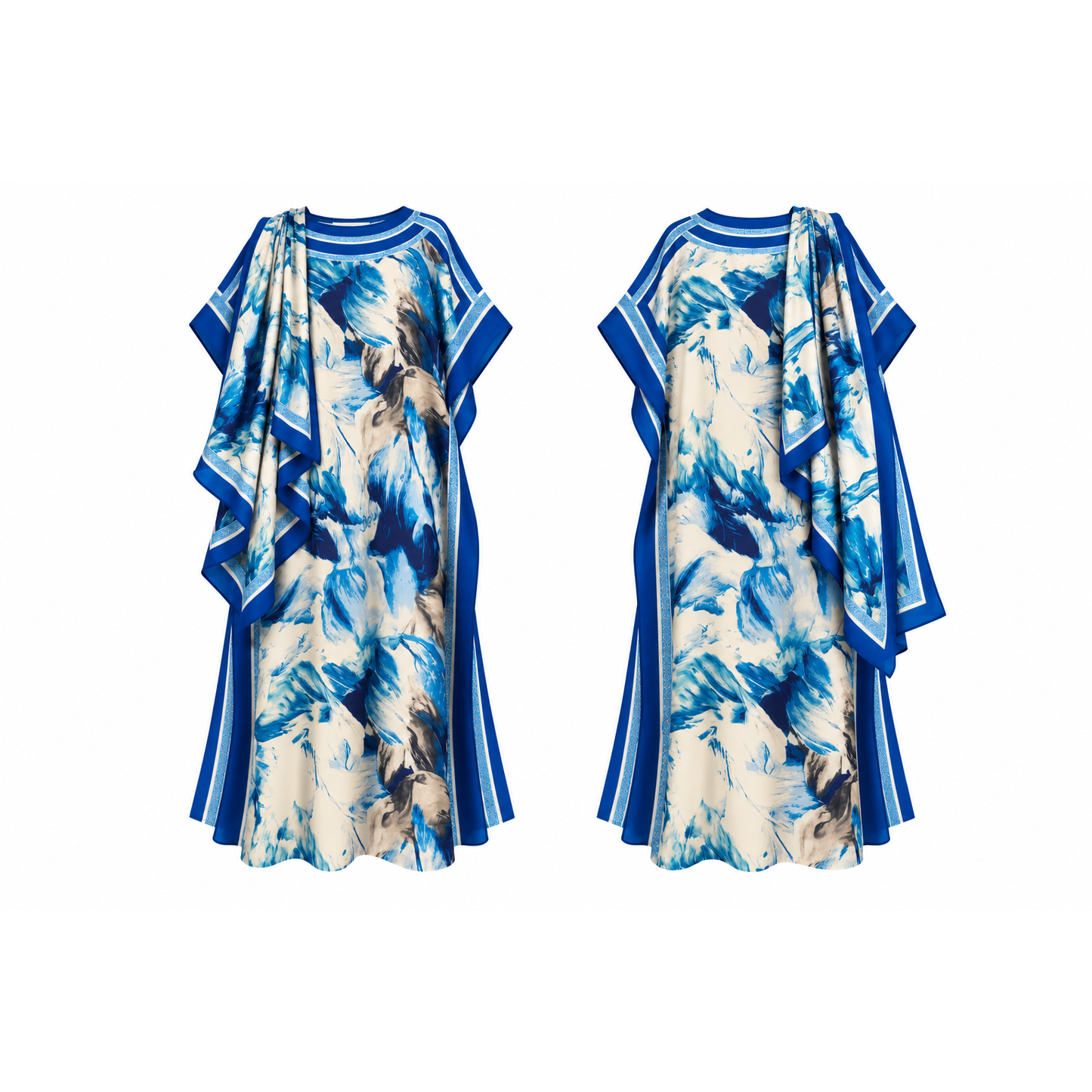 Mrs Howell Monte Carlo Silk Feel Kaftan