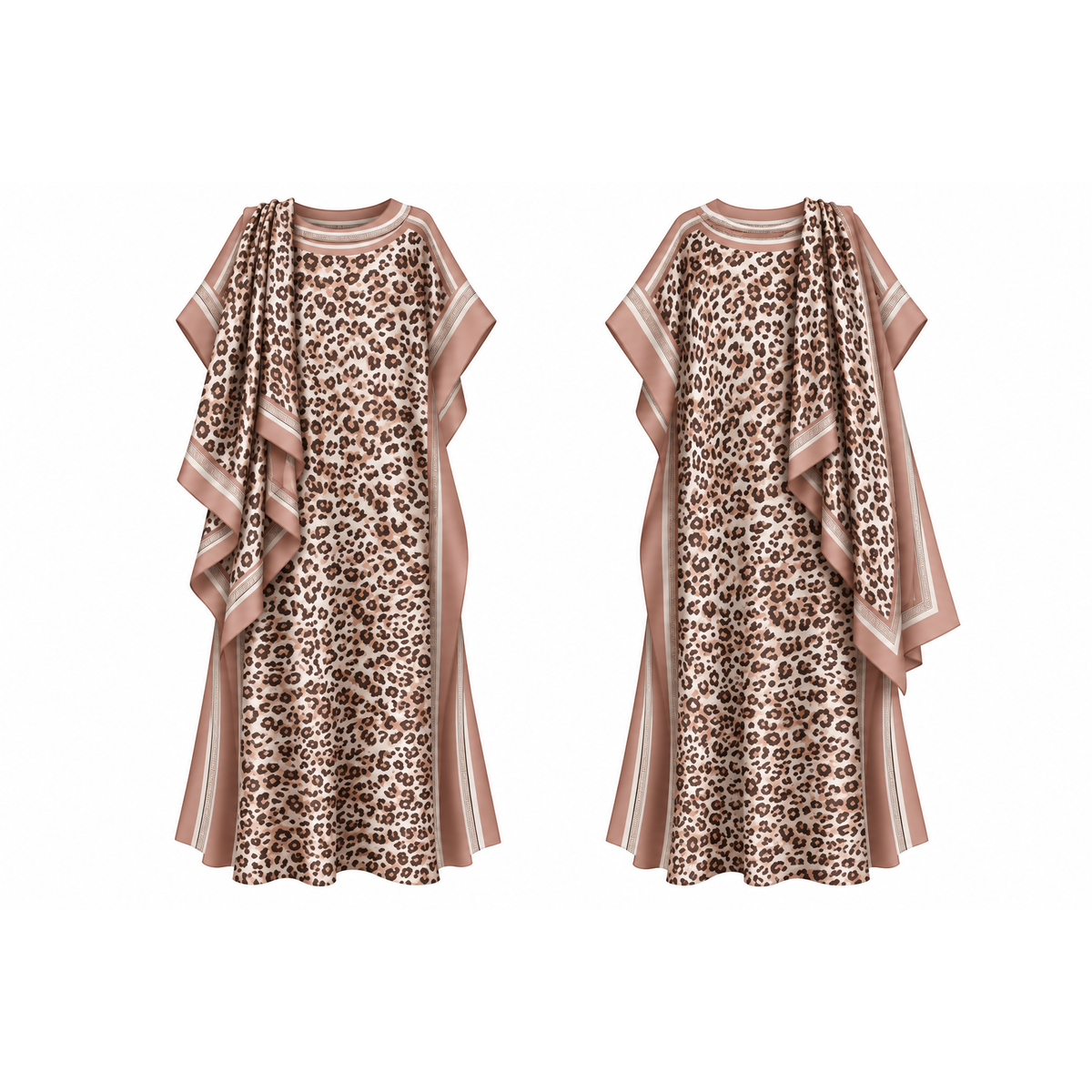 Mrs Howell Monte Carlo Silk Feel Kaftan