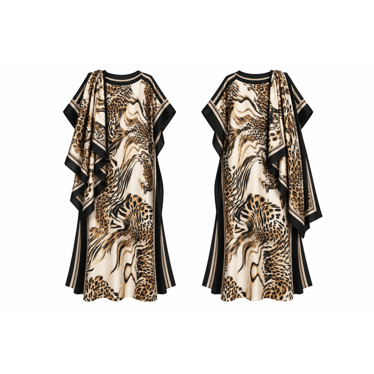 Mrs Howell Monte Carlo Silk Feel Kaftan