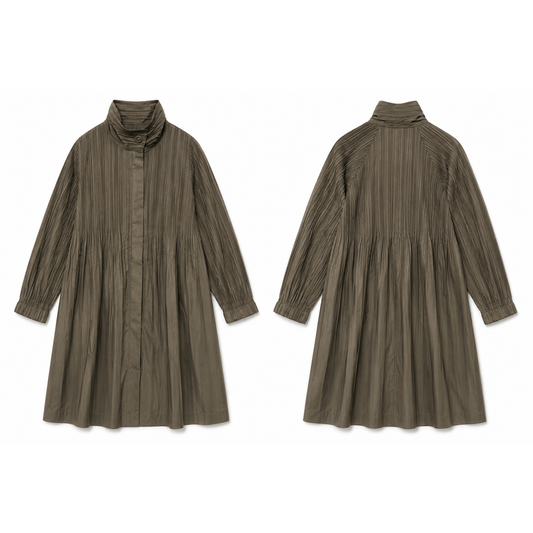Mrs Howell Pleated Trench