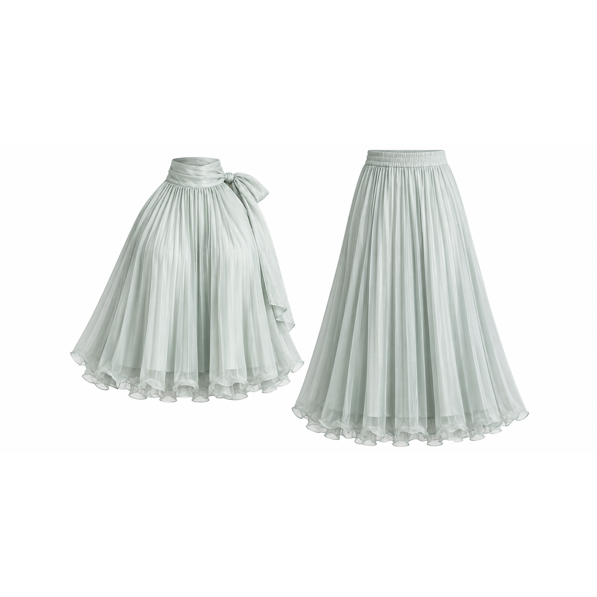 Mrs Howell Ellan Pleated Top & Skirt Set