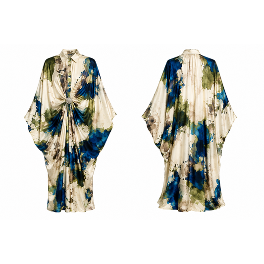 Mrs Howell Moroccan Silk Feel Kaftan