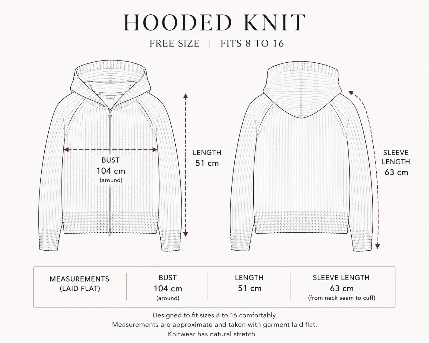 Mrs Howell Striped Hoody