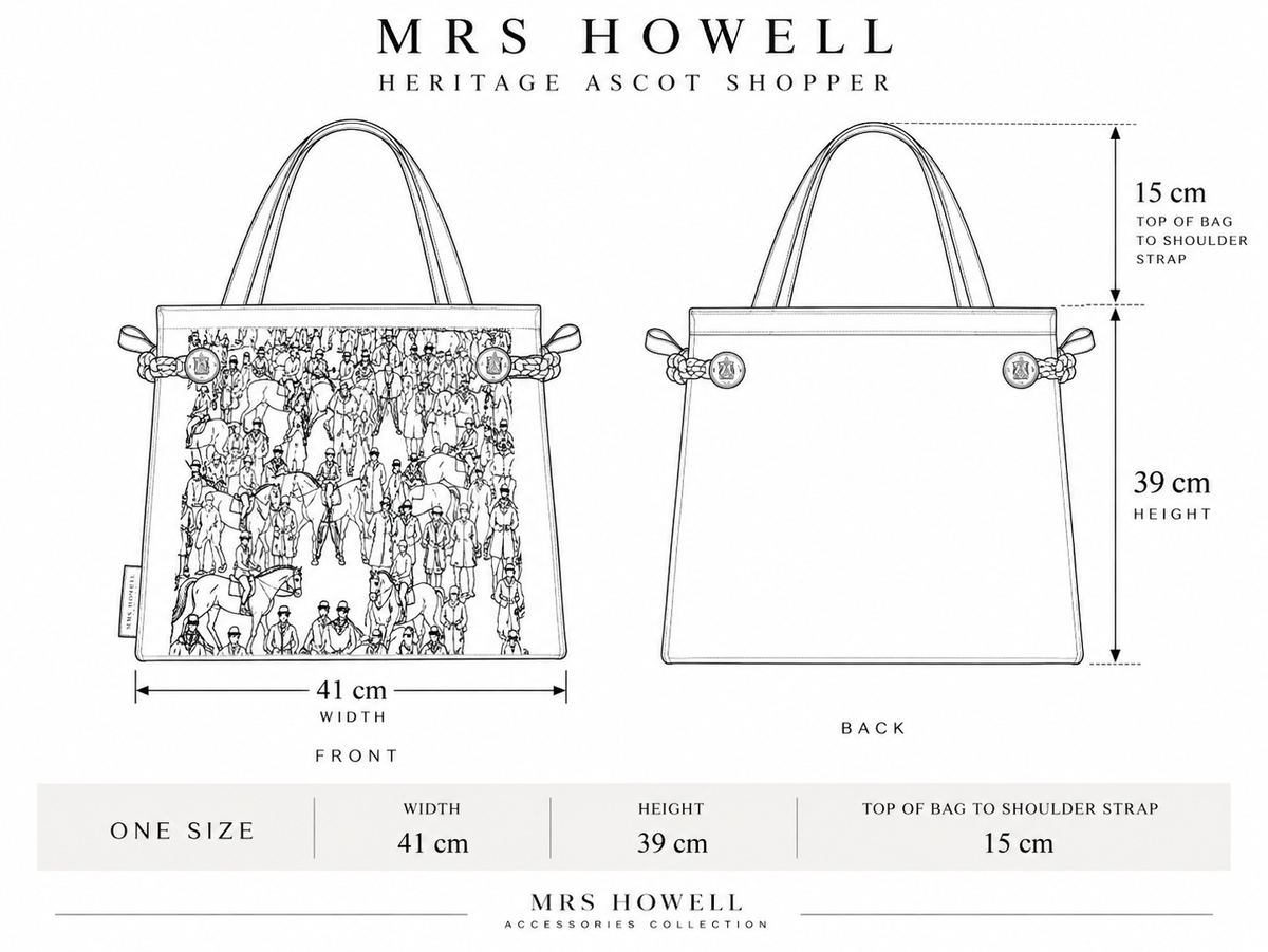 Mrs Howell Heritage Ascot Shopper Size Guide