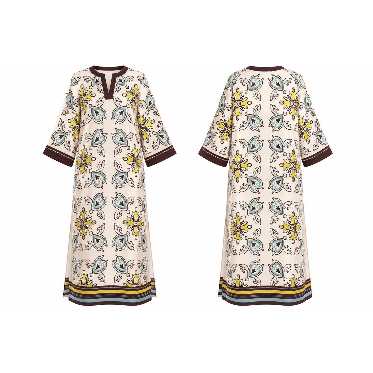Mrs Howell Capri Mosaic Maxi Dress